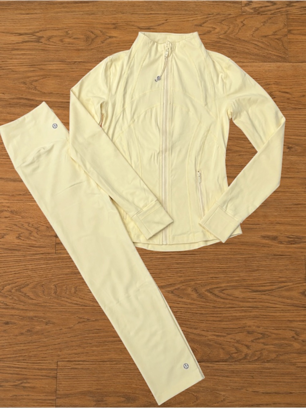 Lulu Define Buttercream Jacket & Leggings Set Sizes 4,6,8